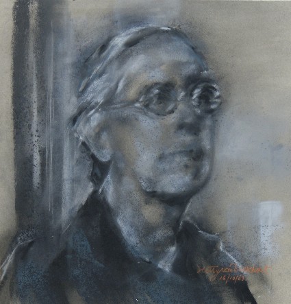 Hetty van Boekhout,portrait of the artist franck gribling,2003